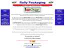 Website Snapshot of Rally Packaging