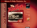 Website Snapshot of Rallye Productions