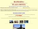 Website Snapshot of RAMADA PLAZA HOTEL & CONFERENCE CENTER