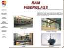 Website Snapshot of Ram Fiberglass, Inc.