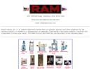 Website Snapshot of Ram Products, Inc.
