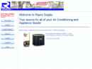 Website Snapshot of Refrigeration Appliance Parts