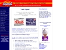 Website Snapshot of Rapid Signs & Screen Printing
