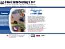 Website Snapshot of Rare Earth Coatings, Inc.