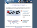 Website Snapshot of Raycon Technology