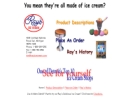 Website Snapshot of Ray's Ice Cream Co., Inc.