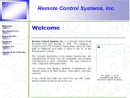 Website Snapshot of Remote Control Systems, Inc.