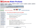 WESTERN WATER PRODUCTS
