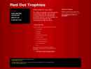 Website Snapshot of RED DOT TROPHIES