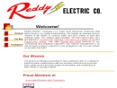 Website Snapshot of REDDY ELECTRIC CO
