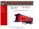 Website Snapshot of Redwood Metal Works