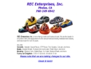 Website Snapshot of R. E. Enterprises