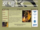 Website Snapshot of RE LEE MECHANICAL CONTRACTING INC