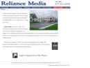 Website Snapshot of Reliance Media, Inc.