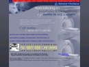 Website Snapshot of Medical Equipment Technologies
