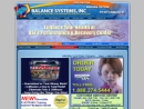 Website Snapshot of BALANCE SYSTEMS, INC.