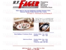 Website Snapshot of FAGER, R F COMPANY