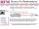 RESOURCES FOR MANUFACTURING, INC