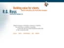 Website Snapshot of R.G. ROSS CONSTRUCTION CO., INC.