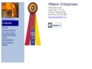 Website Snapshot of RIBBON ENTERPRISES