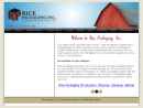 Website Snapshot of RICE PACKAGING, INC.