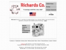 Website Snapshot of Richards Company