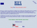 Website Snapshot of Rife Hydraulic Engine Mfg. Co.