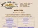 Website Snapshot of RIO GRANDE COUNCIL OF GOVERNMENTS