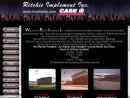 Website Snapshot of RITCHIE IMPLEMENT INC