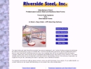 Website Snapshot of Riverside Steel Inc.