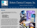 Website Snapshot of Roberts Chemical Co.
