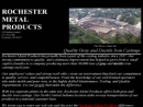 ROCHESTER METAL PRODUCTS CORP.