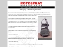 Website Snapshot of Rotospray Mfg. Co.