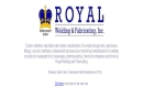 Website Snapshot of Royal Welding & Fabricating