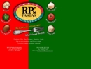 Website Snapshot of R P's Pasta Co.