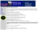 Website Snapshot of RTG