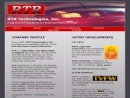 Website Snapshot of R T R Technologies, Inc.