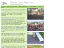 Website Snapshot of Rubber Granulators, Inc.