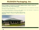 Website Snapshot of Rusken Packaging, Inc.