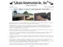 Website Snapshot of RUZIC CONSTRUCTION CO INC