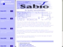 Website Snapshot of Sabio