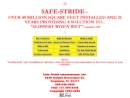 Website Snapshot of Safe Stride International, Inc.