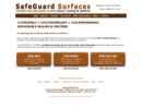 Website Snapshot of SAFEGUARD SURFACES