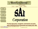 Website Snapshot of SAI CORPORATION