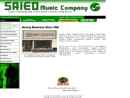 Website Snapshot of SAIED MUSIC COMPANY INC
