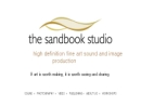 Website Snapshot of THE SANDBOOK STUDIO