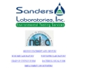 Website Snapshot of SANDERS LABORATORIES INC.