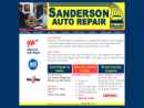 Website Snapshot of SANDERSON AUTO REPAIR INC