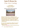Website Snapshot of Santa Fe Bronze, Inc.