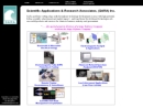 Website Snapshot of SCIENTIFIC APPLICATIONS AND RESEARCH ASSOCIATES
